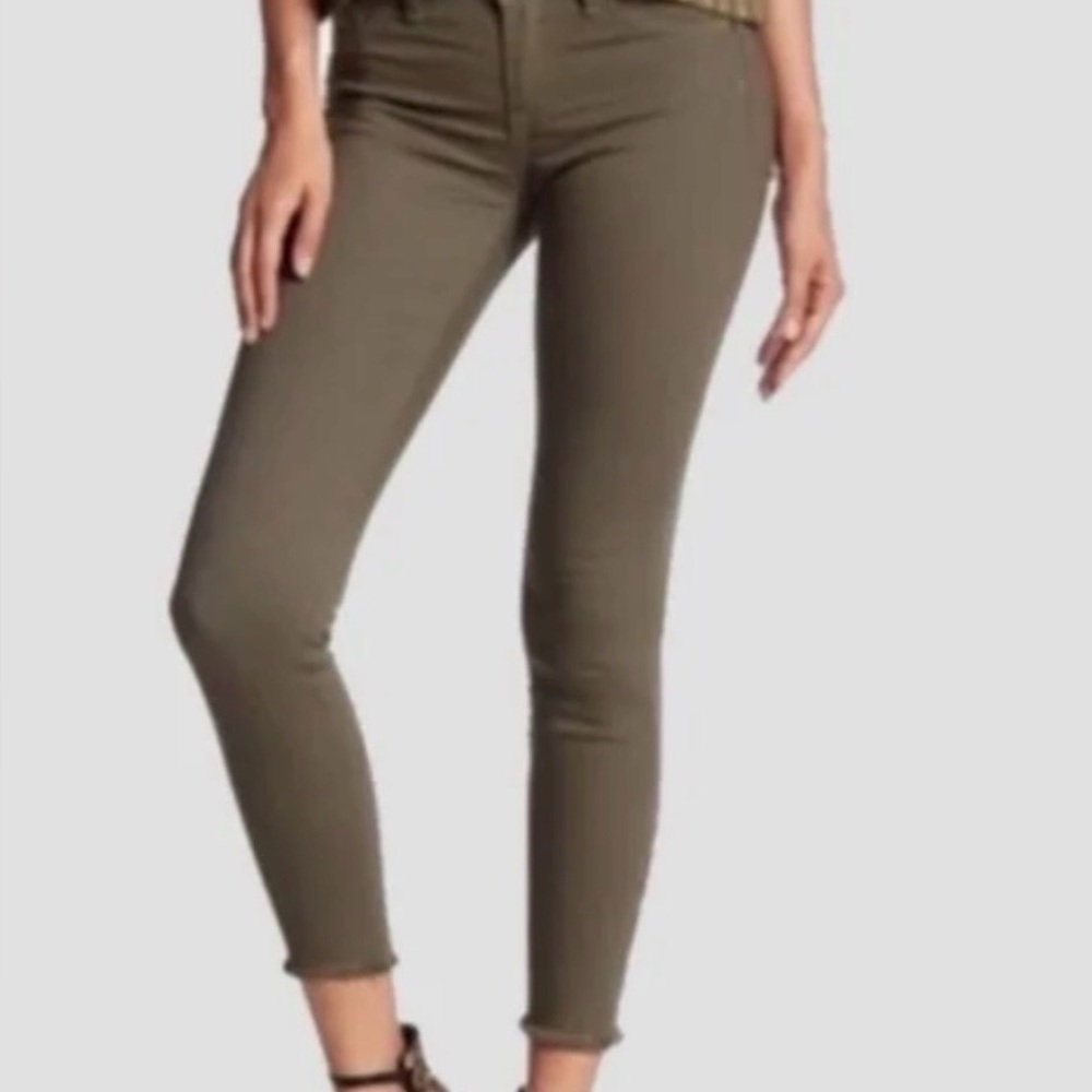 Pistola Raw Hem Zip Ankle Skinny Jeans Size 30